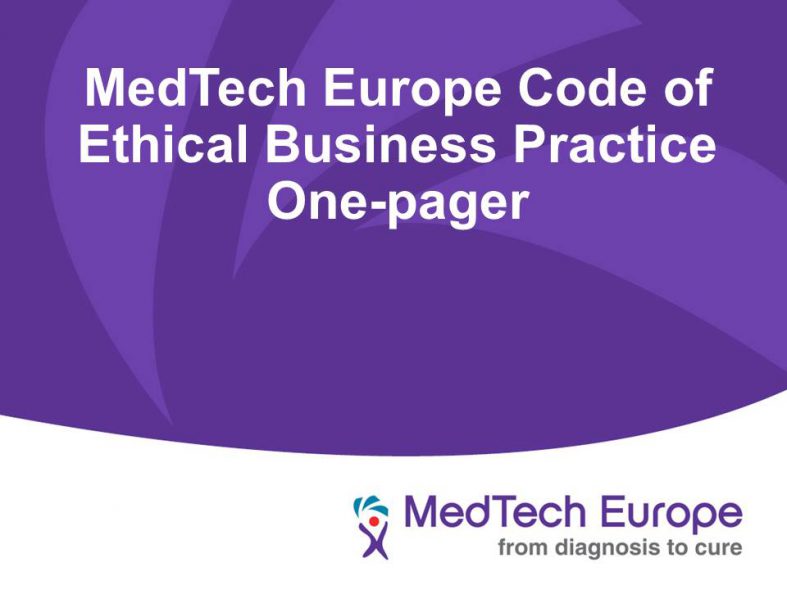 MTE Code of Ethical Business Practice - one-pager